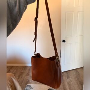 Portland Leather Butterfly Bucket Bag